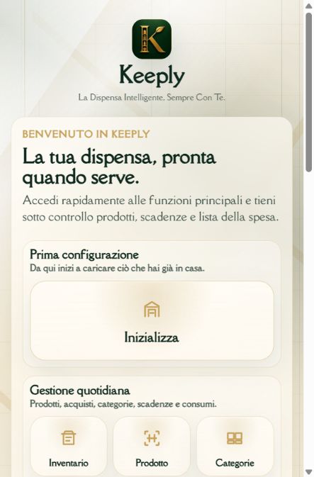 Inventario Keeply